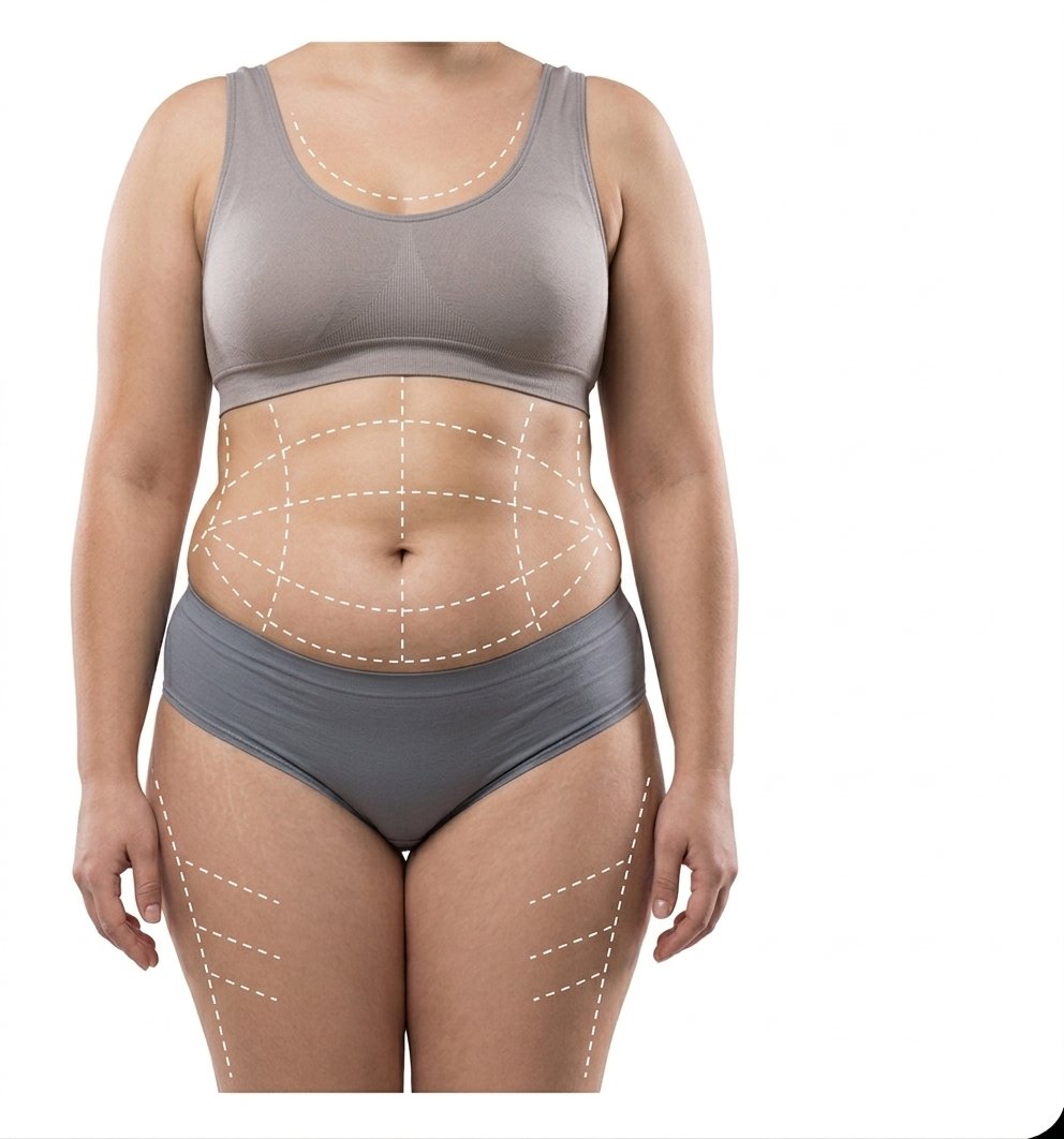 Lipoaspiração — contorno corporal definido na Plástica Vicn, Belo Horizonte